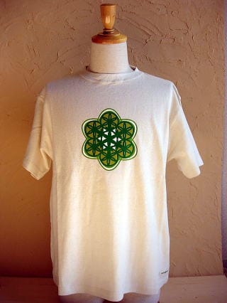 白のヘンプTシャツ
